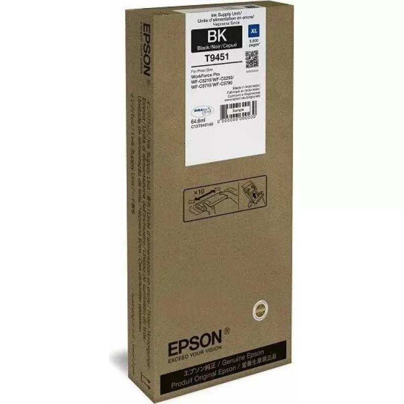 Epson WF-C5xxx Series Tintenpatrone XL Schwarz