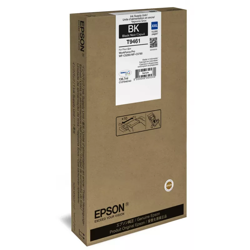 Epson WF-C5x90 Series Tintenpatrone XXL Schwarz