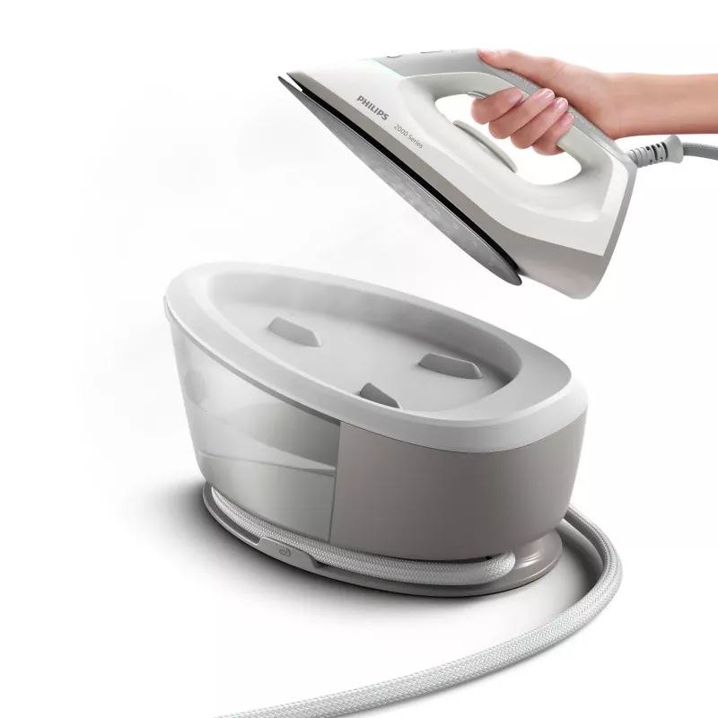 Philips 2000 series PSG2000/80 Dampfbügelstation 2400 W 1,4 L Keramik-Bügelsohle Grau, Weiß