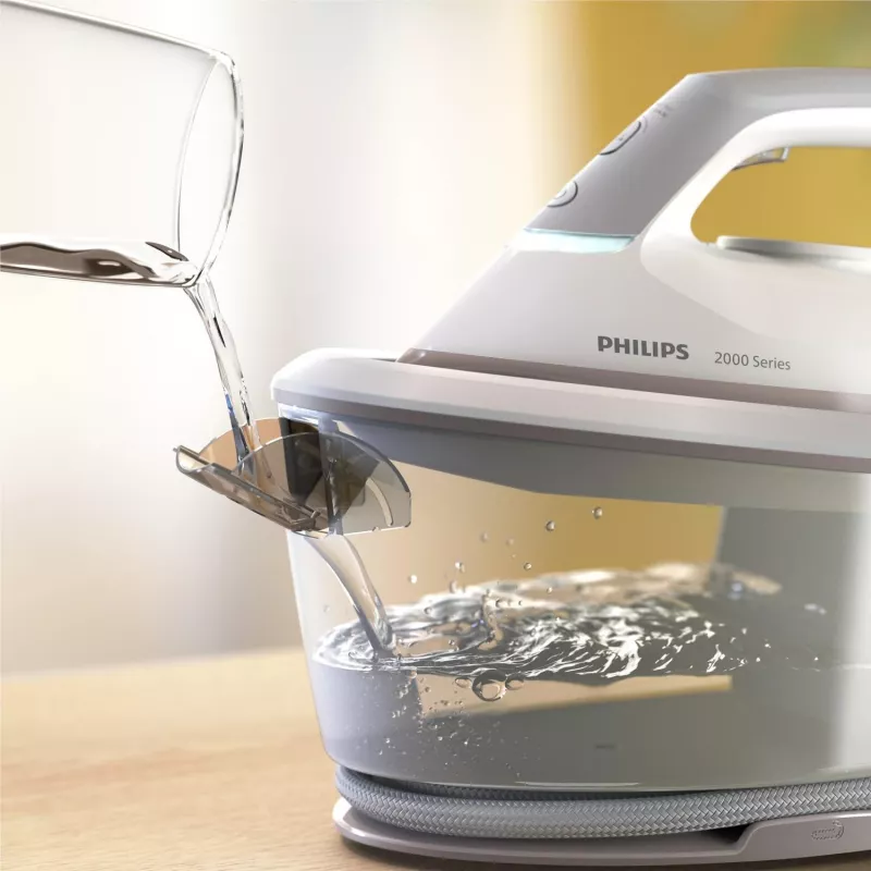 Philips 2000 series PSG2000/80 Dampfbügelstation 2400 W 1,4 L Keramik-Bügelsohle Grau, Weiß