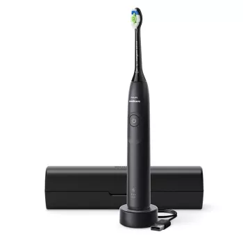 Schallzahnbürste Philips Series 5300 HX7101/02 — Schall, 62.000 Bewegungen/Min., 3 Geschwindigkeiten, 2-Min.-Timer, schwarz