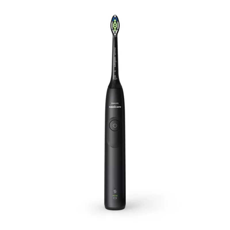 Schallzahnbürste Philips Series 5300 HX7101/02 — Schall, 62.000 Bewegungen/Min., 3 Geschwindigkeiten, 2-Min.-Timer, schwarz