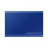 Externe SSD Samsung T7 Portable 1 TB, USB-C 3.2 Gen 2, NVMe, AES-256 Hardware-Verschlüsselung, Blau