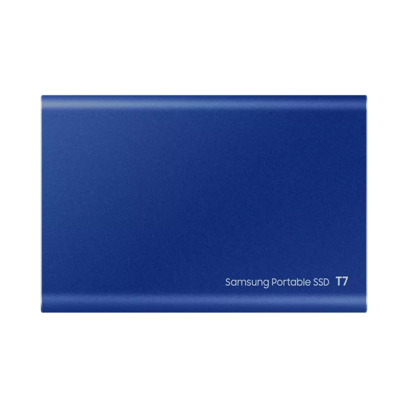 Externe SSD Samsung T7 Portable 1 TB, USB-C 3.2 Gen 2, NVMe, AES-256 Hardware-Verschlüsselung, Blau