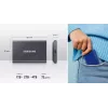 Externe SSD Samsung T7 Portable 1 TB, USB-C 3.2 Gen 2, NVMe, AES-256 Hardware-Verschlüsselung, Blau