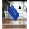 Externe SSD Samsung T7 Portable 1 TB, USB-C 3.2 Gen 2, NVMe, AES-256 Hardware-Verschlüsselung, Blau