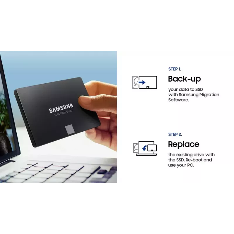 SSD-Laufwerk Samsung 2000 GB 2,5 Zoll SATA III MZ-77E2T0B/EU