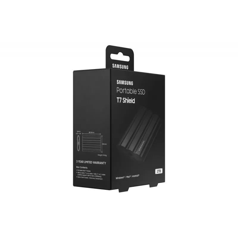 Samsung MU-PE2T0S 2 TB USB Type-C 3.2 Gen 2 (3.1 Gen 2) Schwarz