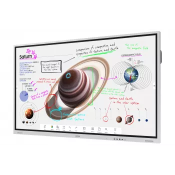 Samsung WM85B interaktives Whiteboard 2,16 m (85 Zoll) 3840 x 2160 Touchscreen Grau, Weiß