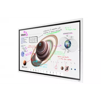 Samsung WM55B interaktives Whiteboard 139,7 cm (55 Zoll) 3840 x 2160 Pixel Touchscreen Grau, Weiß