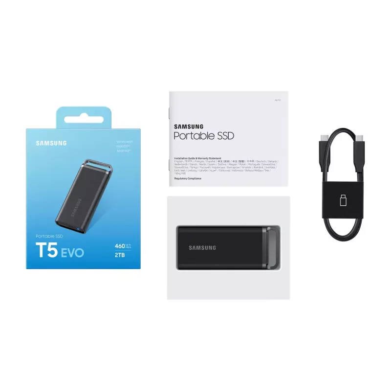 SSD-Laufwerk Samsung 2TB tragbar USB 3.2 Gen 1 MU-PH2T0S