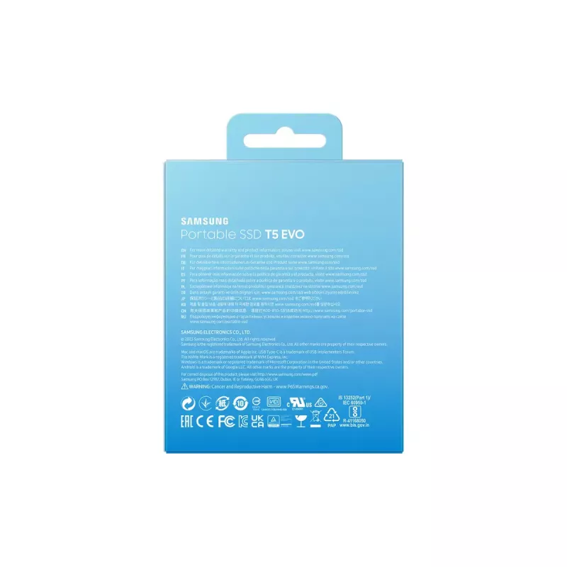 SSD-Laufwerk Samsung 2TB tragbar USB 3.2 Gen 1 MU-PH2T0S