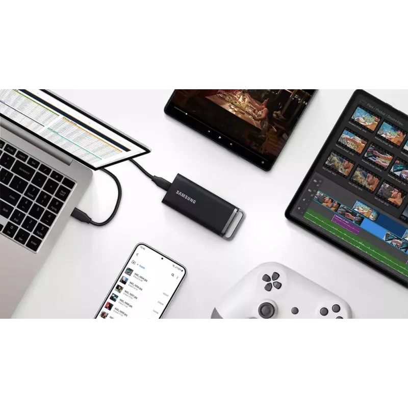 SSD-Laufwerk Samsung 2TB tragbar USB 3.2 Gen 1 MU-PH2T0S