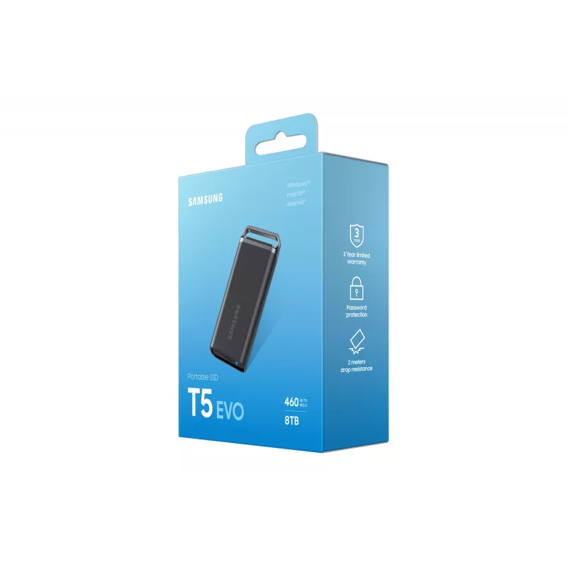 Samsung MU-PH8T0S 8 TB 3.2 Gen 1 (3.1 Gen 1) Schwarz