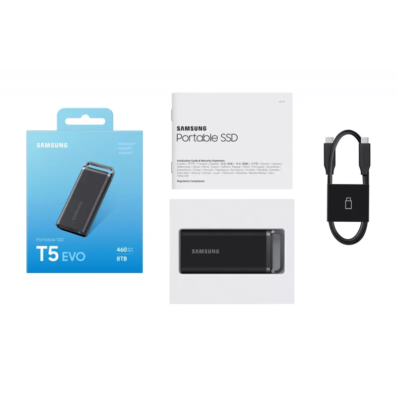Samsung MU-PH8T0S 8 TB 3.2 Gen 1 (3.1 Gen 1) Schwarz