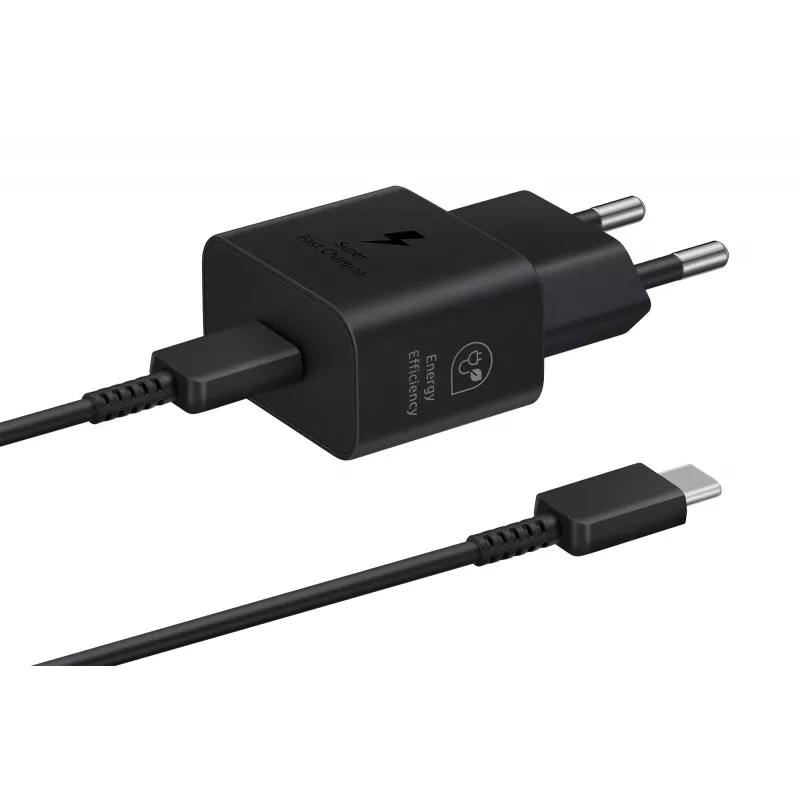 Charger Samsung EP-T2510 25W USB‑C Indoor Fast Charging, Schwarz, 1 m Kabel