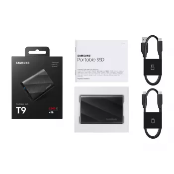 Samsung MU-PG4T0B 4 TB USB Type-C USB 3.2 Gen 2x2 Schwarz