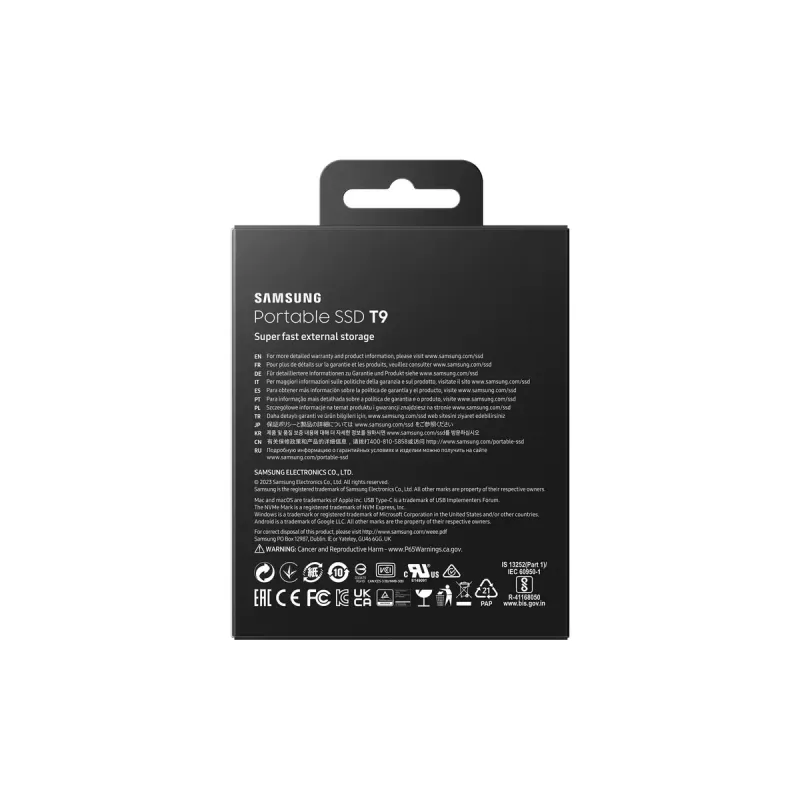 Samsung MU-PG2T0B 2 TB USB Type-C USB 3.2 Gen 2x2 Schwarz
