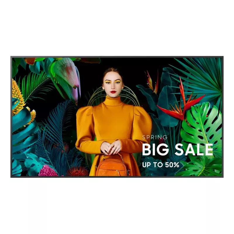 Samsung QB65C Digital Signage Flachbildschirm 165,1 cm (65 Zoll) LCD Wi-Fi 350 cd/m² 4K Ultra HD Schwarz Integrierter Prozessor Tizen 7.0 16/7
