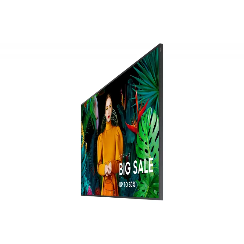 Samsung QB75C Digital Signage Flachbildschirm 190,5 cm (75 Zoll) LCD Wi-Fi 350 cd/m² 4K Ultra HD Schwarz Integrierter Prozessor Tizen 16/7