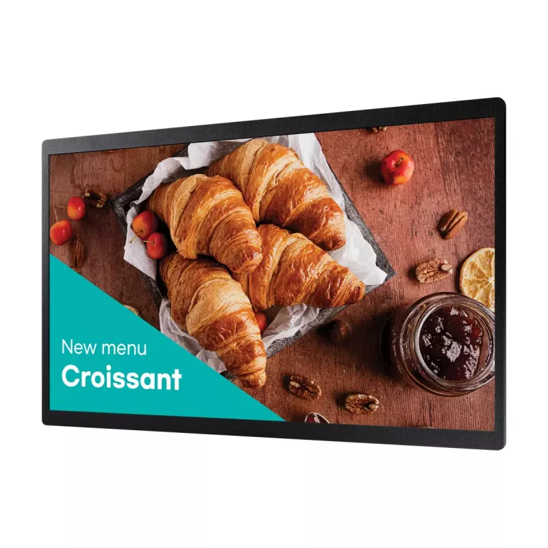 Samsung QB24C Digital Signage Flachbildschirm 61 cm (24 Zoll) LED Wi-Fi 250 cd/m² Full HD Schwarz Integrierter Prozessor Tizen 16/7