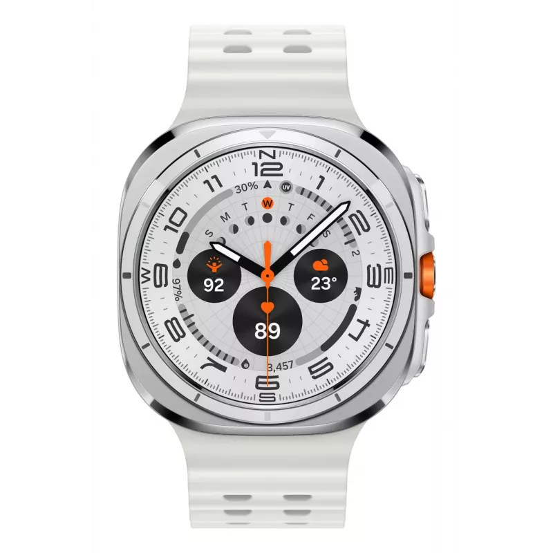 Samsung Galaxy Watch Ultra 3,81 cm (1,5 Zoll) AMOLED 47 mm Digital 480 x 480 Pixel Touchscreen 4G Weiß Wi-Fi GPS (Satellit)