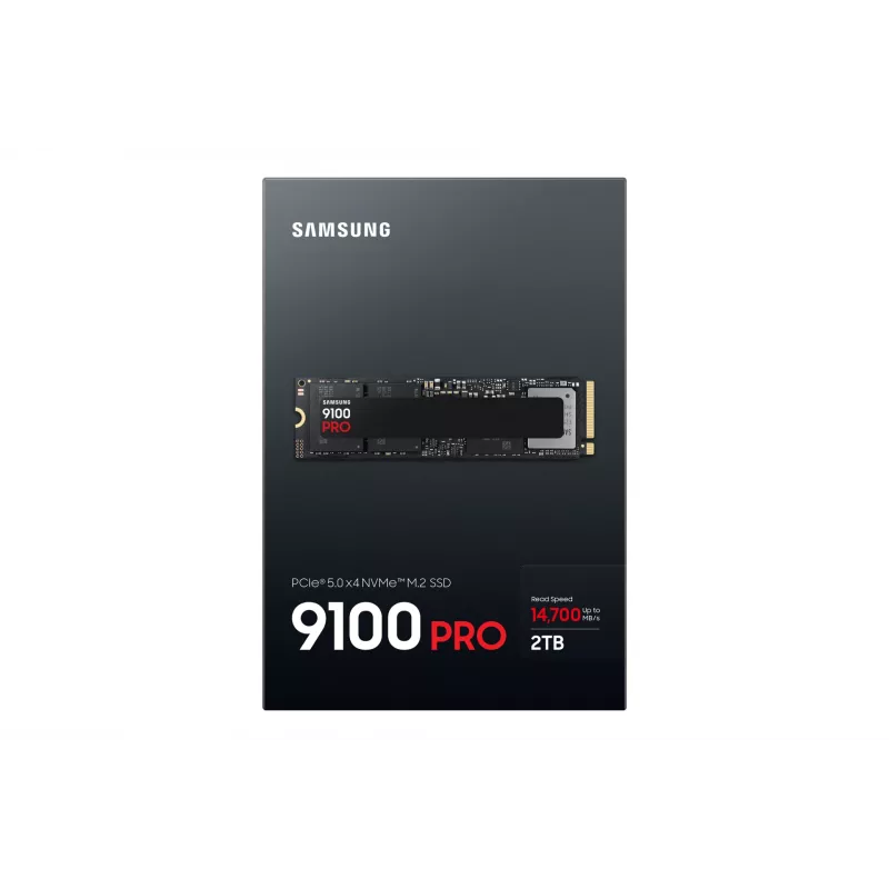 SSD M.2 2280 Samsung 9100 PRO 2 TB PCIe 5.0 NVMe — 14700/13400 MB/s, V-NAND TLC