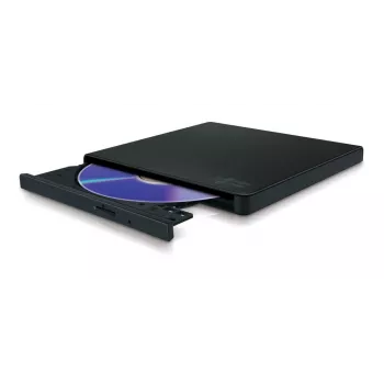 HITACHI-LG DATA STORAGE schlank Portable DVD-writer - Gp57eb40 - USB 2.0 - Schwarz