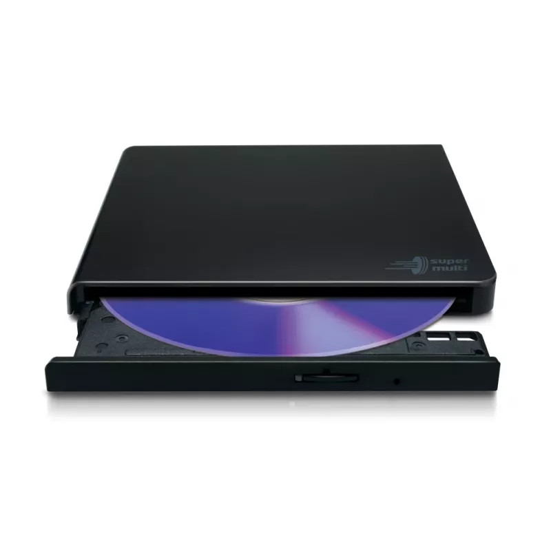 HITACHI-LG DATA STORAGE schlank Portable DVD-writer - Gp57eb40 - USB 2.0 - Schwarz