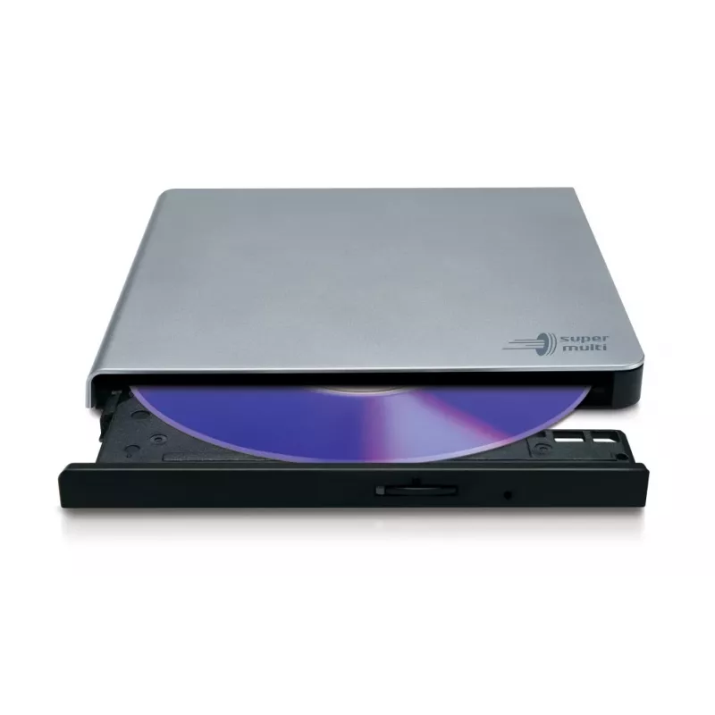 HITACHI-LG DATA STORAGE schlank Portable DVD-writer - Gp57eb40 - USB 2.0 - Silver