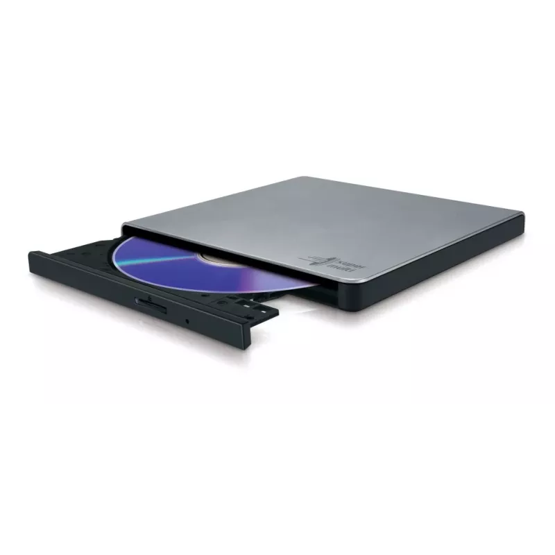 HITACHI-LG DATA STORAGE schlank Portable DVD-writer - Gp57eb40 - USB 2.0 - Silver