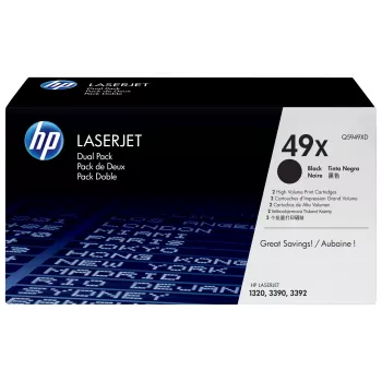 HP 49X Tonerkartusche 2 St. Original Schwarz