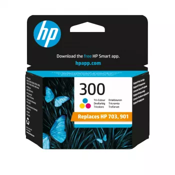 HP 300 Original-Tintenpatrone, dreifarbig