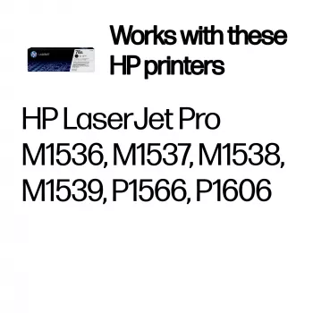 HP 78A Original LaserJet Tonerkartusche, Schwarz, 2100 Seiten, 1 Stück