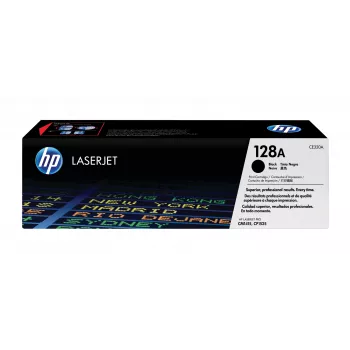 HP 128A Schwarze Original LaserJet Tonerkartusche, 2000 Seiten, Schwarz, 1 Stk.