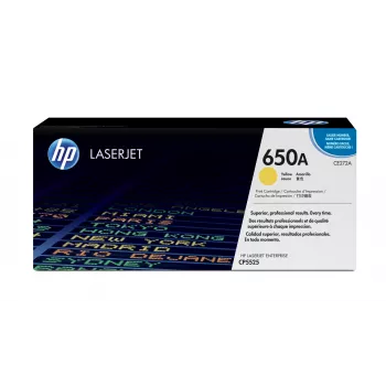 Toner HP Cartridge No 650A HP650A HP 650A 13000 Seiten Gelb
