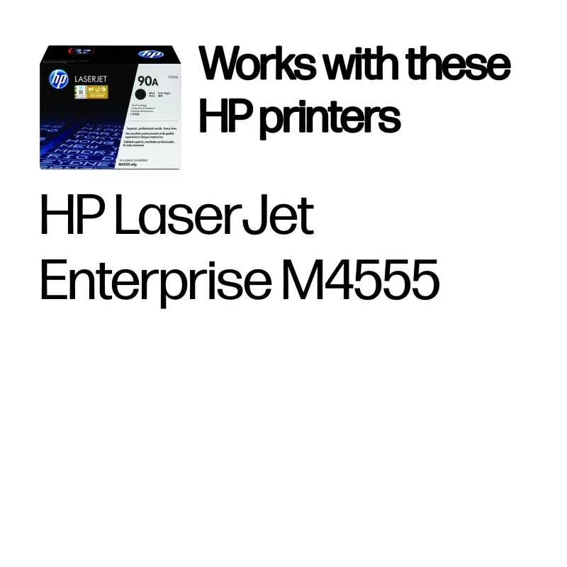 HP 90A Original LaserJet Tonerkartusche Schwarz
