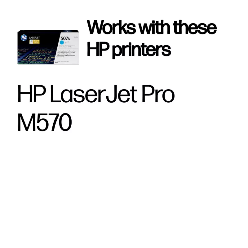 HP 507A Cyan Original LaserJet Tonerkartusche, 6000 Seiten, Cyan, 1 Stk.