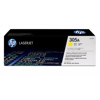 HP 305A gelbe Original LaserJet-Tonerpatrone, 2600 Seiten, Gelb, 1 Stk.