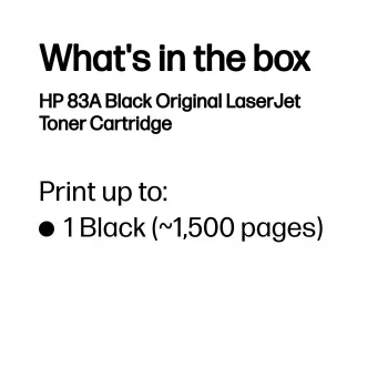 HP 83A Original LaserJet Tonerpatrone Schwarz