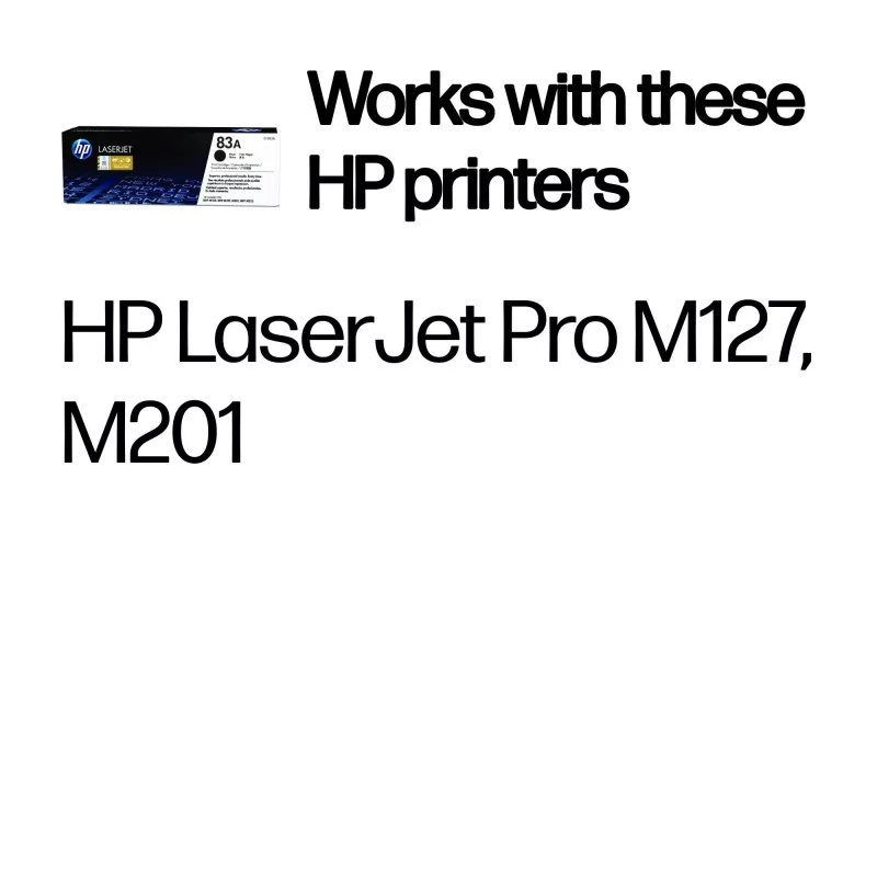 HP 83A Original LaserJet Tonerpatrone Schwarz
