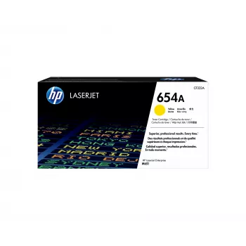 HP 654A Yellow Original LaserJet Tonerkartusche, 15.000 Seiten, Gelb, 1 Stück
