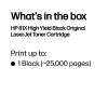 HP 81X High Yield Black Original LaserJet Toner Cartridge, 25000 Seiten, Schwarz, 1 Stück
