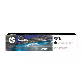 HP 981A Schwarze Original-PageWide-Kartusche, Schwarz, 1 Stk., 6000 Seiten