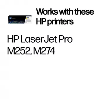 Tonerpatrone HP CF402A 201A 1400 Seiten Gelb