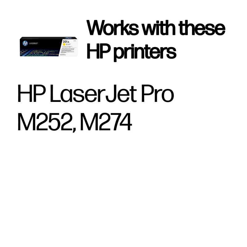 Tonerpatrone HP CF402A 201A 1400 Seiten Gelb