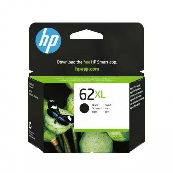 HP 62XL Original-Tintenpatrone mit hoher Reichweite, Schwarz, 1 St., 600 Seiten