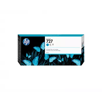 HP 727 300-ml Cyan DesignJet Druckerpatrone, Kompatibilität: HP DesignJet T1530, T2530, T930