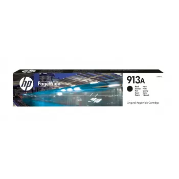 HP 913A Schwarze Original PageWide-Kartusche, Schwarz, 1 St., 3500 Seiten
