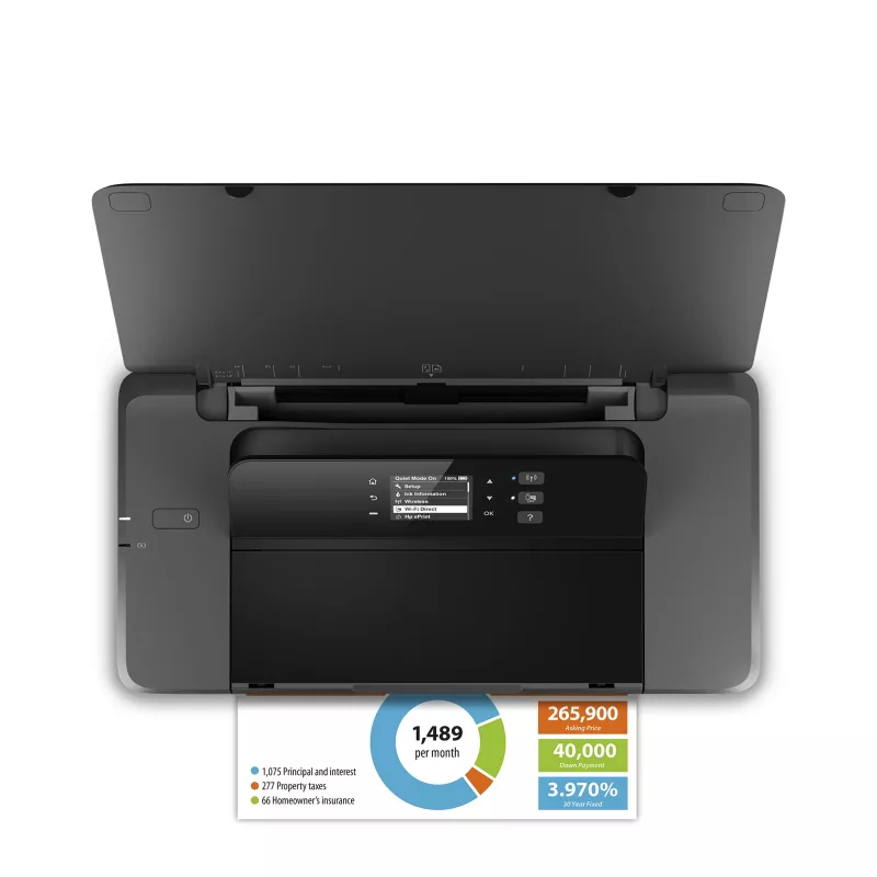 HP Officejet 200 Mobiler kabelloser Farbdrucker